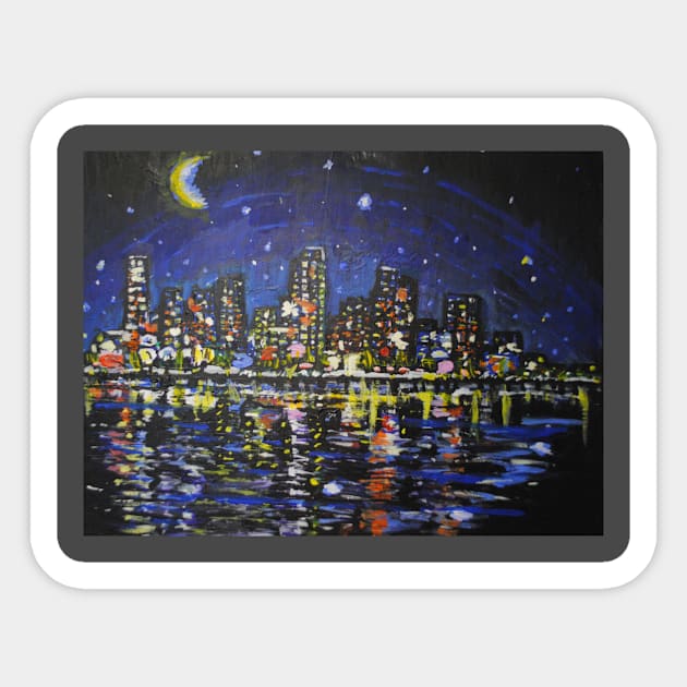 cityscape Sticker by Josiah3